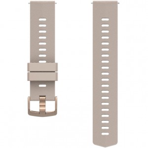 Beige Coros 20mm Silicone Band Singapore | ZIDF-80634