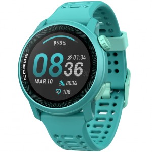 Turquoise Coros PACE 3 Silicone GPS Sport Watch Singapore | QFSI-40625